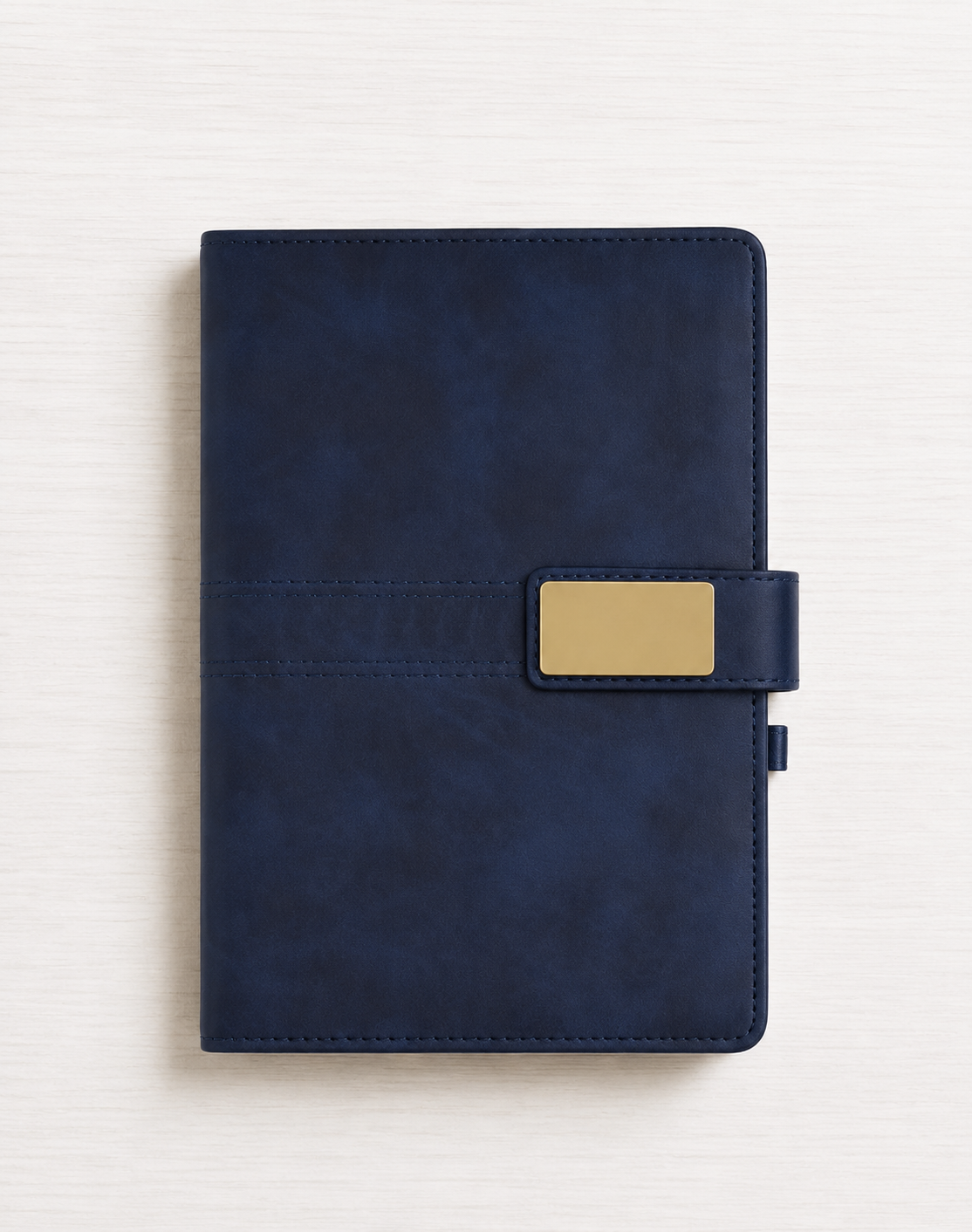 A5 Navy Blue Strap Diary